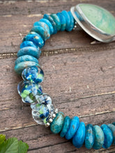 Load image into Gallery viewer, Apatite and Citrine Chrysoprase Bracelet