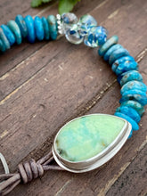 Load image into Gallery viewer, Apatite and Citrine Chrysoprase Bracelet