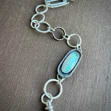 Load image into Gallery viewer, Opal Handmade Chain Bracelet
