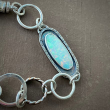 Load image into Gallery viewer, Opal Handmade Chain Bracelet