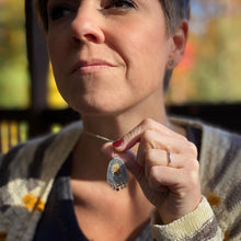 Load image into Gallery viewer, Suture Ammonite Sequin Pendant