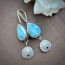 Load image into Gallery viewer, Larimar Drop Earrings